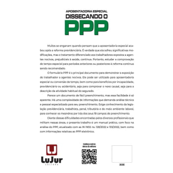 Aposentadoria Especial Dissecando o PPP - 4ª Edição