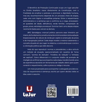 BPC Estratégico - Avaliação Biopsicossocial, Renda Per Capita, Processo Administrativo e Processo Judicial