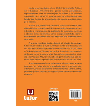 CNIS Interpretação Prática na Advocacia Previdenciária - 3a edição