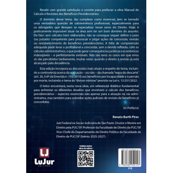 Manual de Cálculos e Revisões dos Benefícios Previdenciários